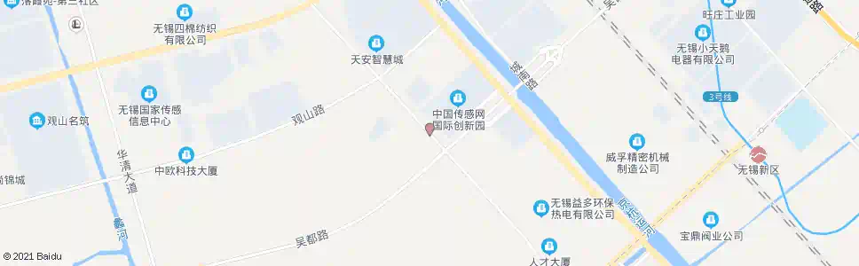无锡运河西路(微纳园)_公交站地图_无锡公交_妙搜公交查询2025