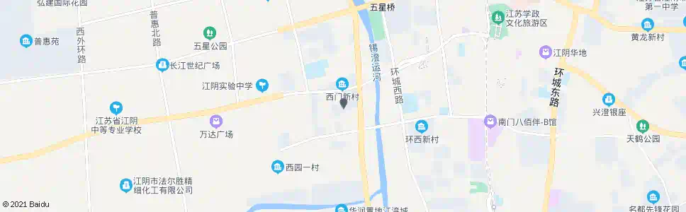 无锡西杏新村_公交站地图_无锡公交_妙搜公交查询2025