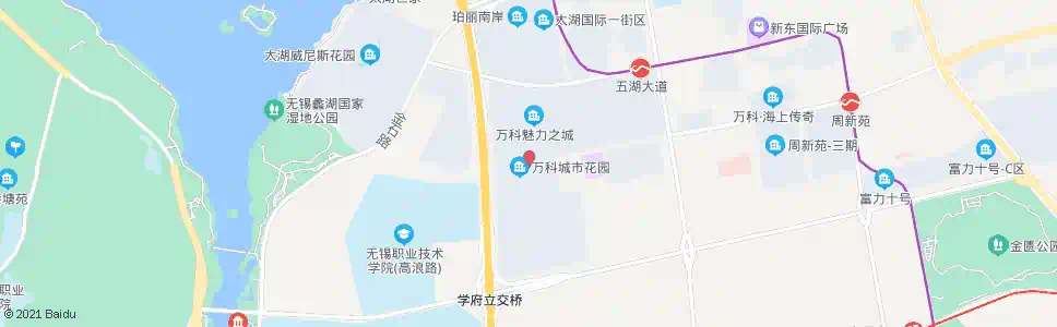 无锡大通路(万顺道)_公交站地图_无锡公交_妙搜公交查询2025