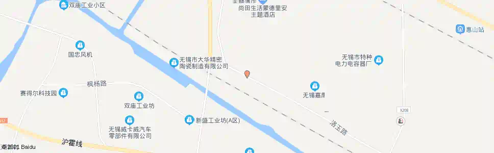 无锡安庄_公交站地图_无锡公交_妙搜公交查询2025