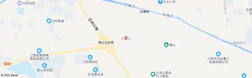 无锡洪流村_公交站地图_无锡公交_妙搜公交查询2025