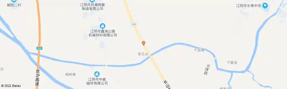 无锡李元头_公交站地图_无锡公交_妙搜公交查询2025