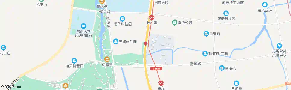 无锡蠡湖大道(华莱坞)_公交站地图_无锡公交_妙搜公交查询2025