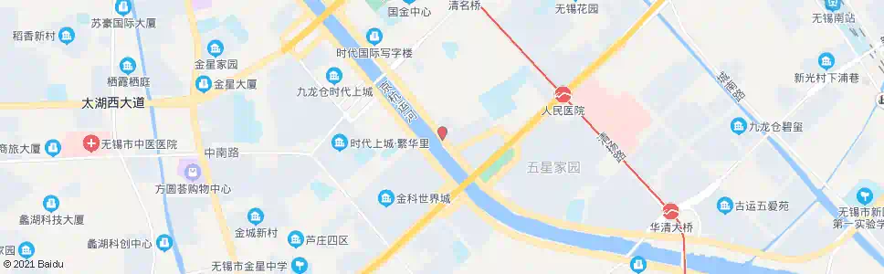 无锡沁园新村(运河东路)_公交站地图_无锡公交_妙搜公交查询2025