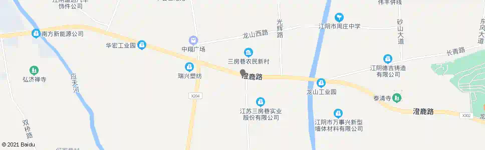 无锡三房巷村_公交站地图_无锡公交_妙搜公交查询2025