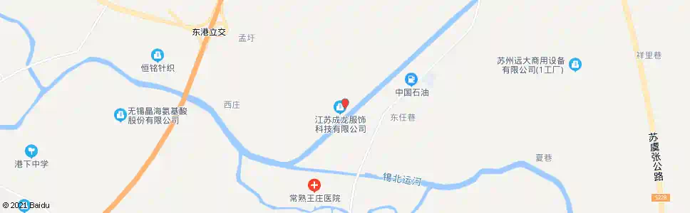 无锡港王路(中汉装备公司)_公交站地图_无锡公交_妙搜公交查询2025