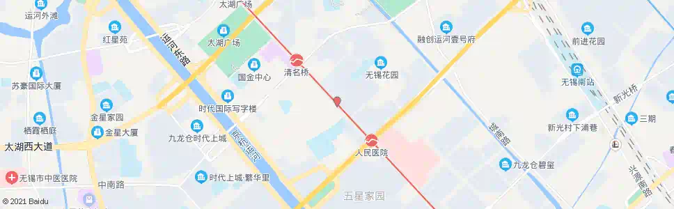 无锡沁园新村(清扬路)_公交站地图_无锡公交_妙搜公交查询2025