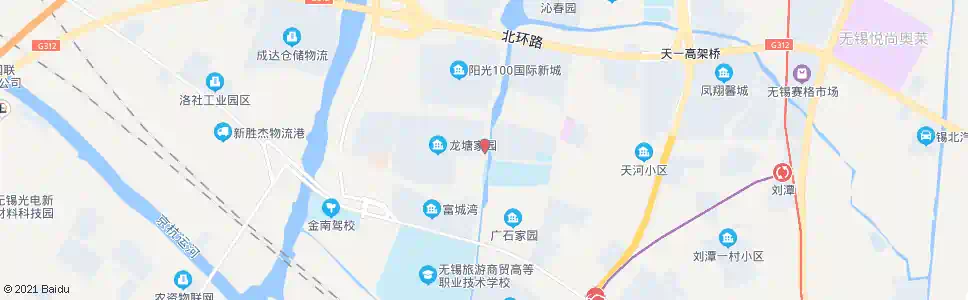 无锡龙塘家园_公交站地图_无锡公交_妙搜公交查询2025