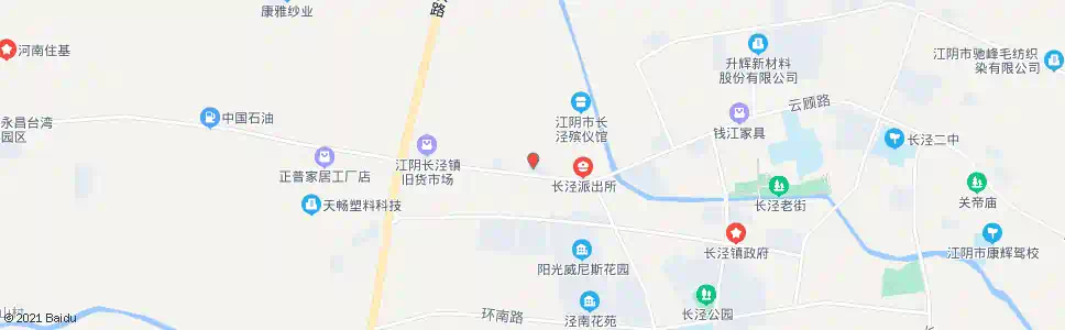 无锡长泾交警中队_公交站地图_无锡公交_妙搜公交查询2025