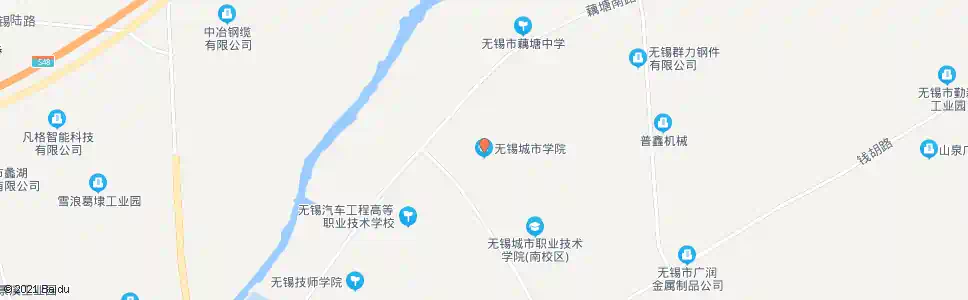 无锡无锡城市学院_公交站地图_无锡公交_妙搜公交查询2025