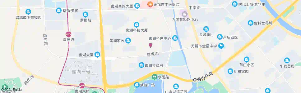 无锡中南家园_公交站地图_无锡公交_妙搜公交查询2025