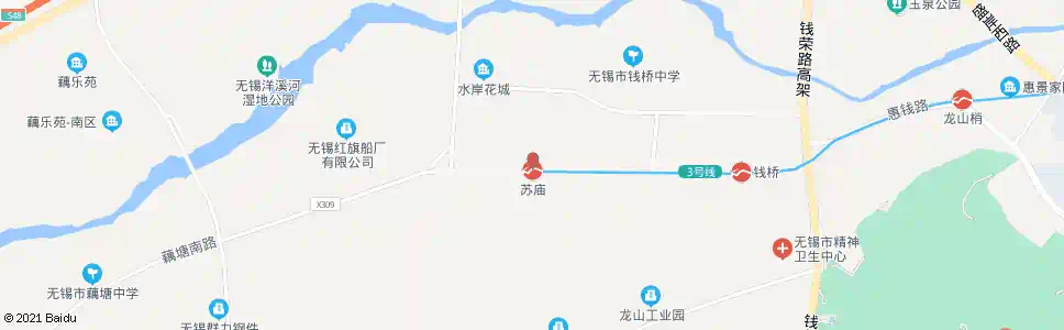 无锡新邺大道(盛岸西路)_公交站地图_无锡公交_妙搜公交查询2025