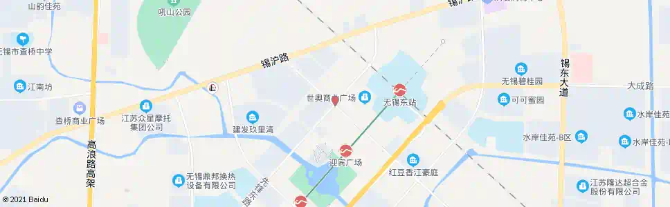 无锡先锋路(东翔路)_公交站地图_无锡公交_妙搜公交查询2025