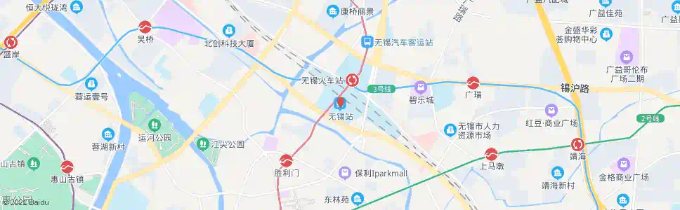 无锡那巷_公交站地图_无锡公交_妙搜公交查询2025