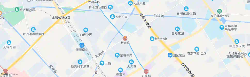 无锡锡州路(新光路)_公交站地图_无锡公交_妙搜公交查询2025