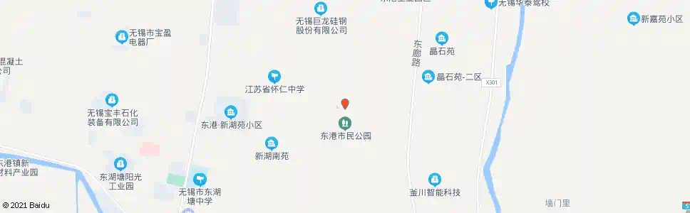 无锡东港市民中心_公交站地图_无锡公交_妙搜公交查询2025