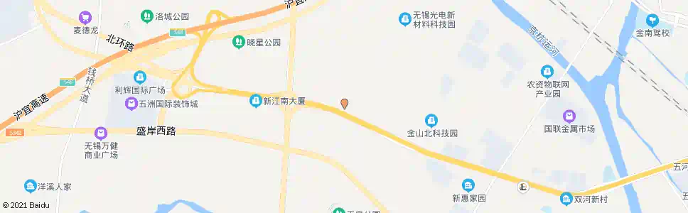 无锡蓝晓饭店_公交站地图_无锡公交_妙搜公交查询2025