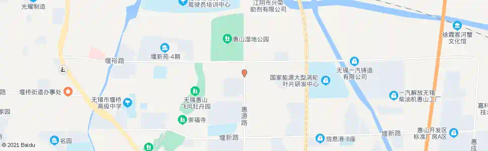 无锡堰裕路(惠源路)_公交站地图_无锡公交_妙搜公交查询2025