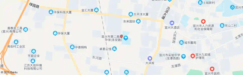 无锡二中_公交站地图_无锡公交_妙搜公交查询2025