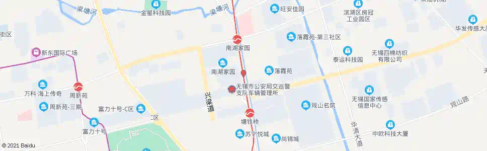 无锡车管所_公交站地图_无锡公交_妙搜公交查询2025