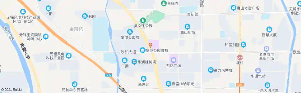无锡吴文化公园_公交站地图_无锡公交_妙搜公交查询2025