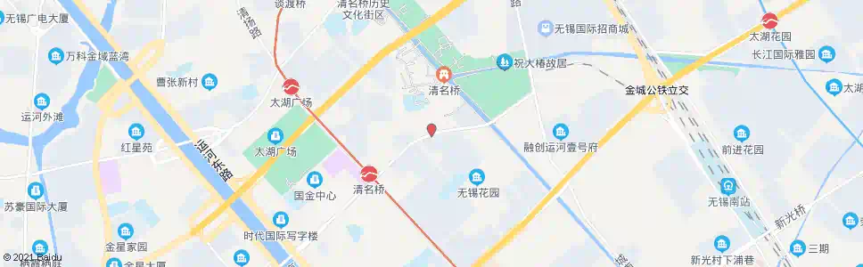 无锡通扬南路(清名路)_公交站地图_无锡公交_妙搜公交查询2025