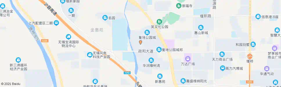 无锡政和大道(文惠路)_公交站地图_无锡公交_妙搜公交查询2025