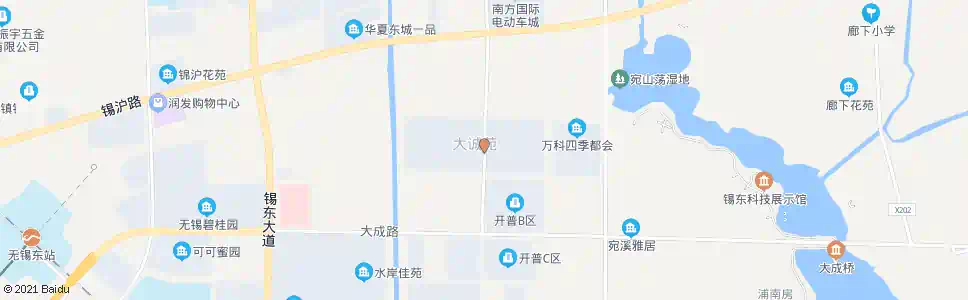 无锡大诚苑_公交站地图_无锡公交_妙搜公交查询2025