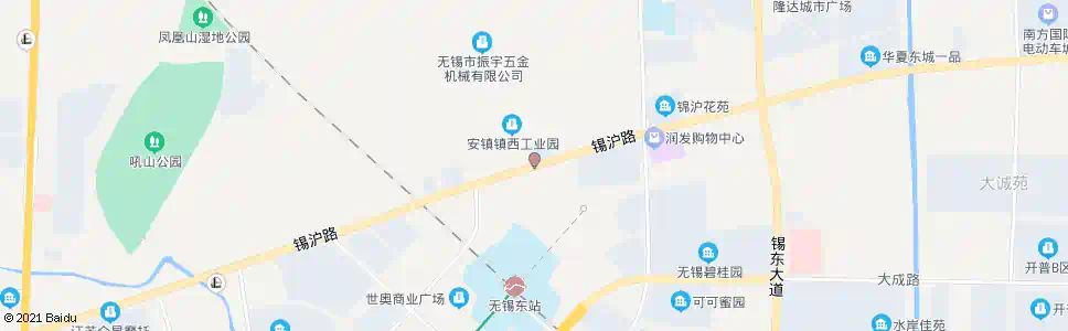 无锡荟峰路(锡沪路)_公交站地图_无锡公交_妙搜公交查询2025