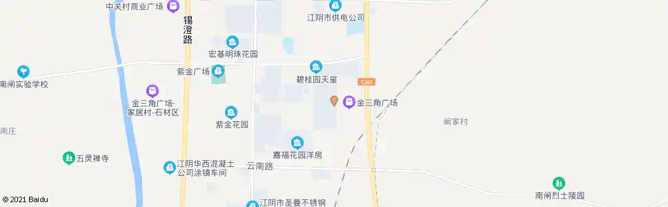 无锡金三角广场_公交站地图_无锡公交_妙搜公交查询2025