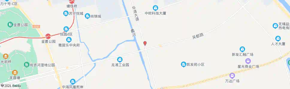 无锡吴都路(华清大道)_公交站地图_无锡公交_妙搜公交查询2025