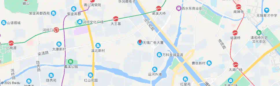 无锡广电大厦_公交站地图_无锡公交_妙搜公交查询2025