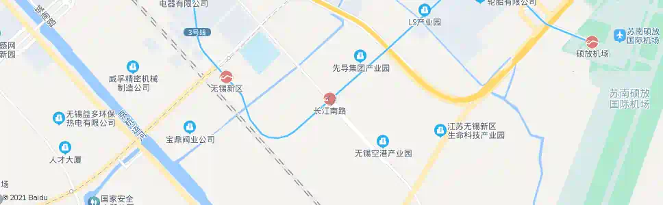 无锡长江南路(新梅路)_公交站地图_无锡公交_妙搜公交查询2025