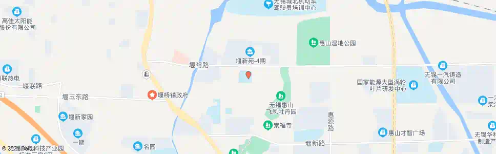 无锡堰桥初中_公交站地图_无锡公交_妙搜公交查询2025