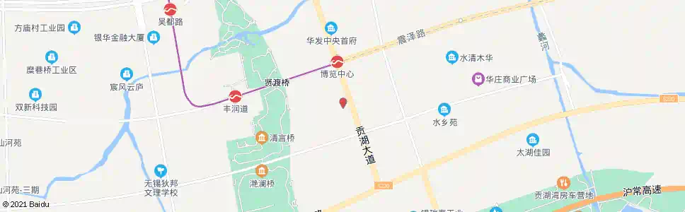 无锡清晏路公交停车场_公交站地图_无锡公交_妙搜公交查询2025