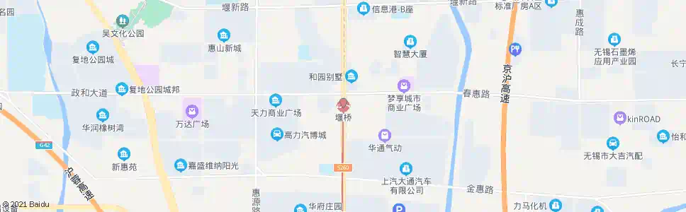 无锡地铁堰桥站_公交站地图_无锡公交_妙搜公交查询2025
