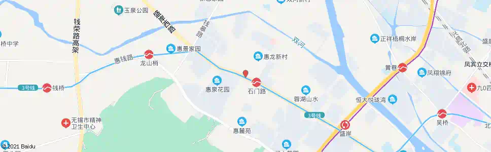 无锡惠华新村(公交驾培中心石门路)_公交站地图_无锡公交_妙搜公交查询2025