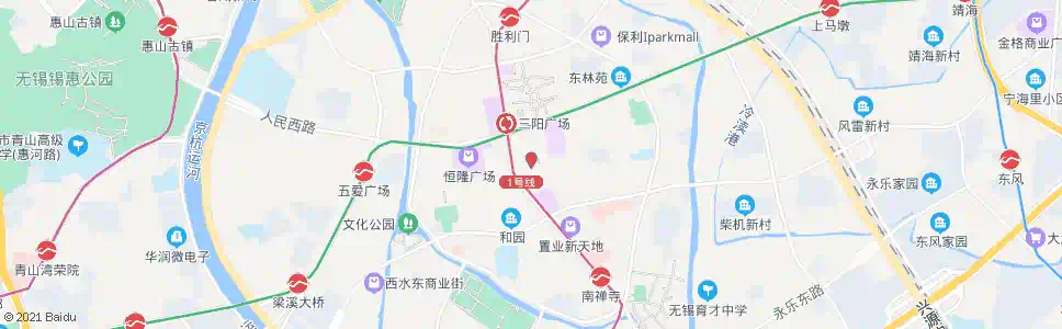 无锡三凤桥_公交站地图_无锡公交_妙搜公交查询2025