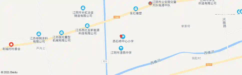无锡澄西中学(西石桥小学)_公交站地图_无锡公交_妙搜公交查询2025