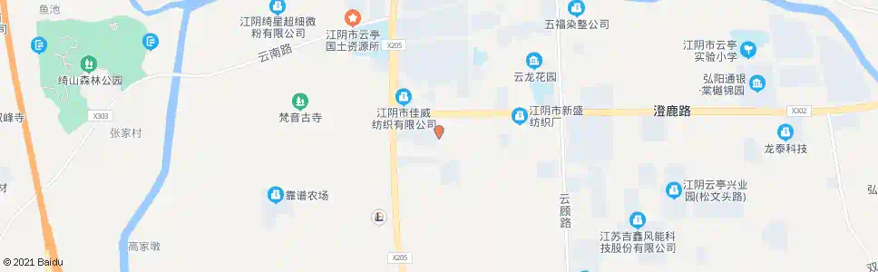 无锡云亭村委_公交站地图_无锡公交_妙搜公交查询2025