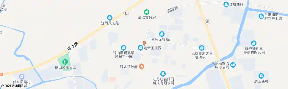 无锡泾新村(格林春天地板厂)_公交站地图_无锡公交_妙搜公交查询2025