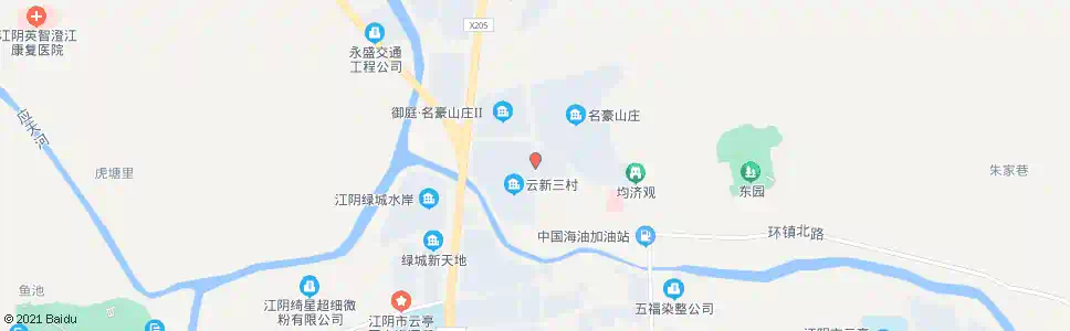 无锡云新三村_公交站地图_无锡公交_妙搜公交查询2025