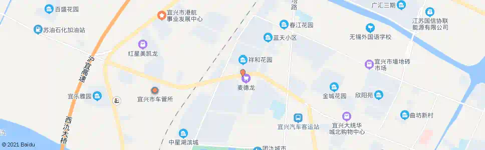 无锡祥和花园_公交站地图_无锡公交_妙搜公交查询2025
