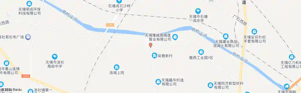无锡雅西_公交站地图_无锡公交_妙搜公交查询2025