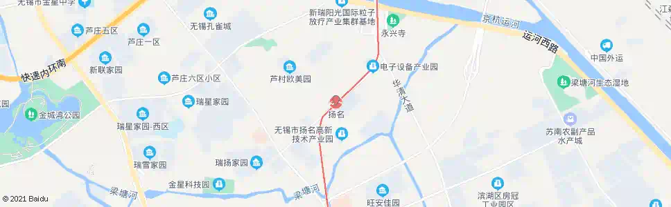 无锡扬名站_公交站地图_无锡公交_妙搜公交查询2025