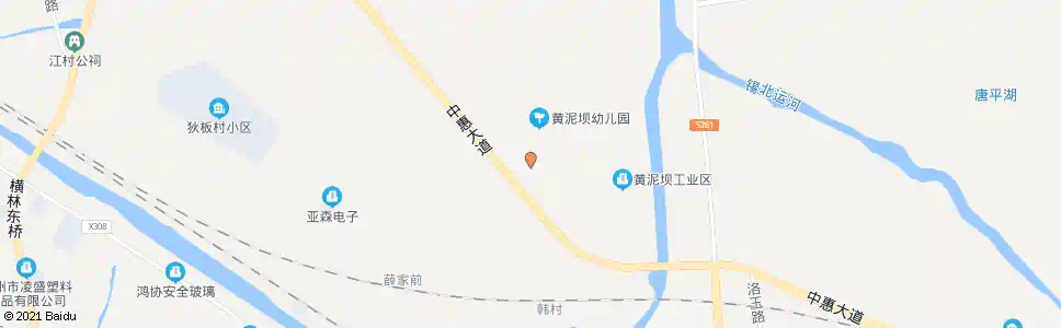 无锡黄泥坝_公交站地图_无锡公交_妙搜公交查询2025