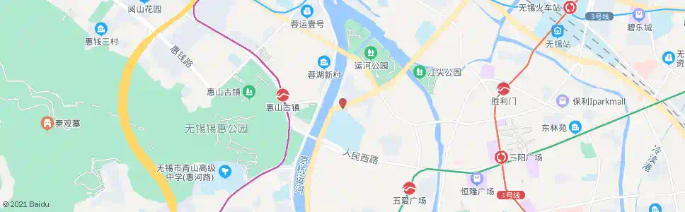 无锡五里新村_公交站地图_无锡公交_妙搜公交查询2025