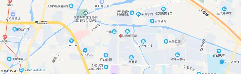 无锡新明北路(广南路)_公交站地图_无锡公交_妙搜公交查询2025