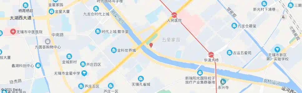 无锡金城桥_公交站地图_无锡公交_妙搜公交查询2025