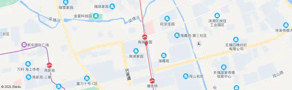 无锡大通路(南湖大道)_公交站地图_无锡公交_妙搜公交查询2025